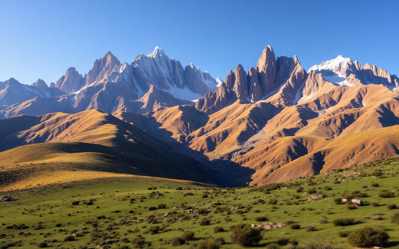 Alpages d'altitude et sommets du massif du Mgoun